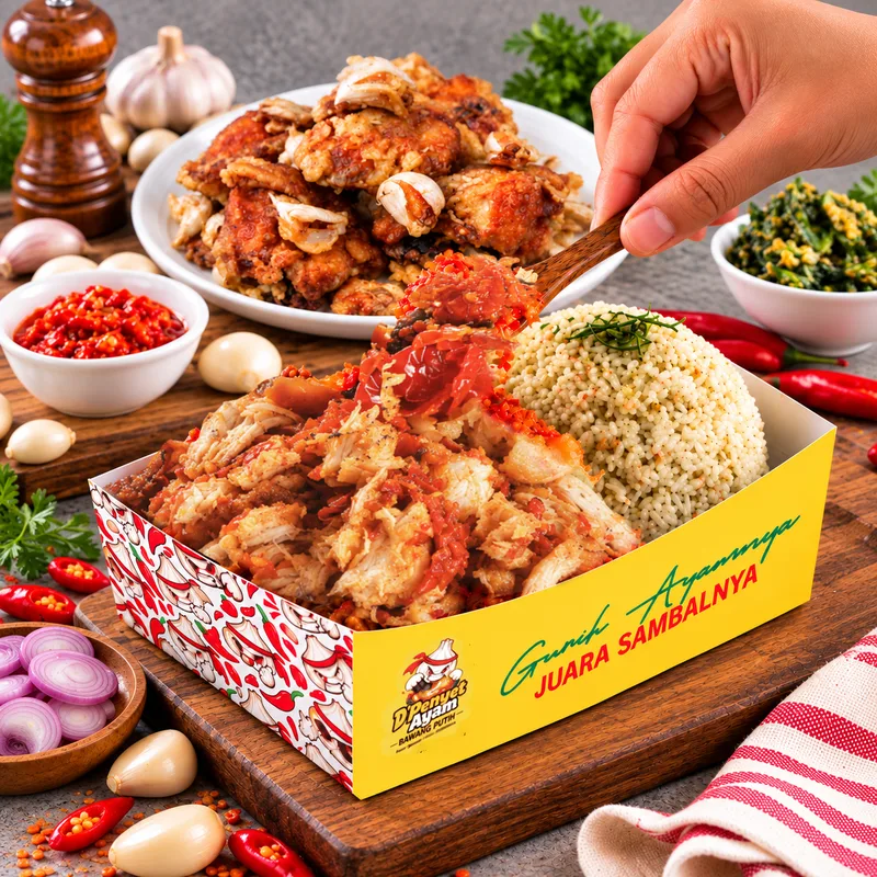 Ayam Penyet Sambal Penyet